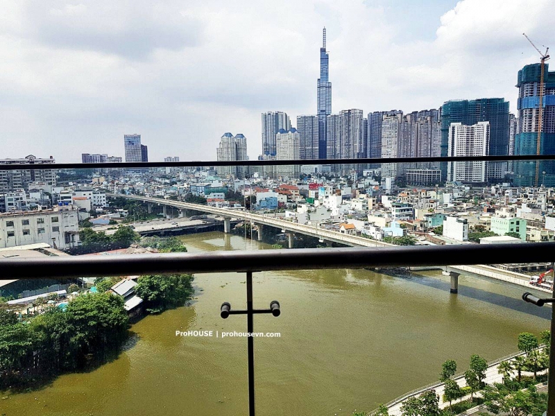 vinhomes golden river 2 bedrooms river view fully furnished high floor for rent