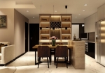 empire city 2 bedroom apartment with modern furniture high floor for rent