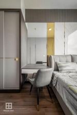 beautiful view 1 bedroom apartment for rent in empire city with luxurious furniture