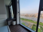 direct river view 1 bedroom apartment for rent in empire city with modern furniture