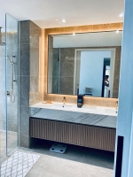 large apartment for rent with direct river view in cove empire city with full amenities
