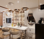 new apartment for rent in lumiere riverside with 3 bedrooms full nice furniture