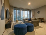 elegant and cozy apartment for rent in empire city with full furniture and open view