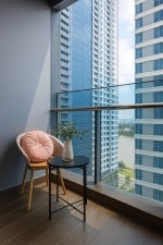 sunwah pearl 1 bedroom apartment for rent with modern furnishings and a refined living space