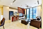 vinhomes golden river 3 bedrooms river view modern design high class furniture for rent